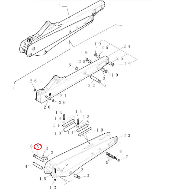 ЗАДНЯЯ КРЫШКА 580SR 695SR 590SR OEM