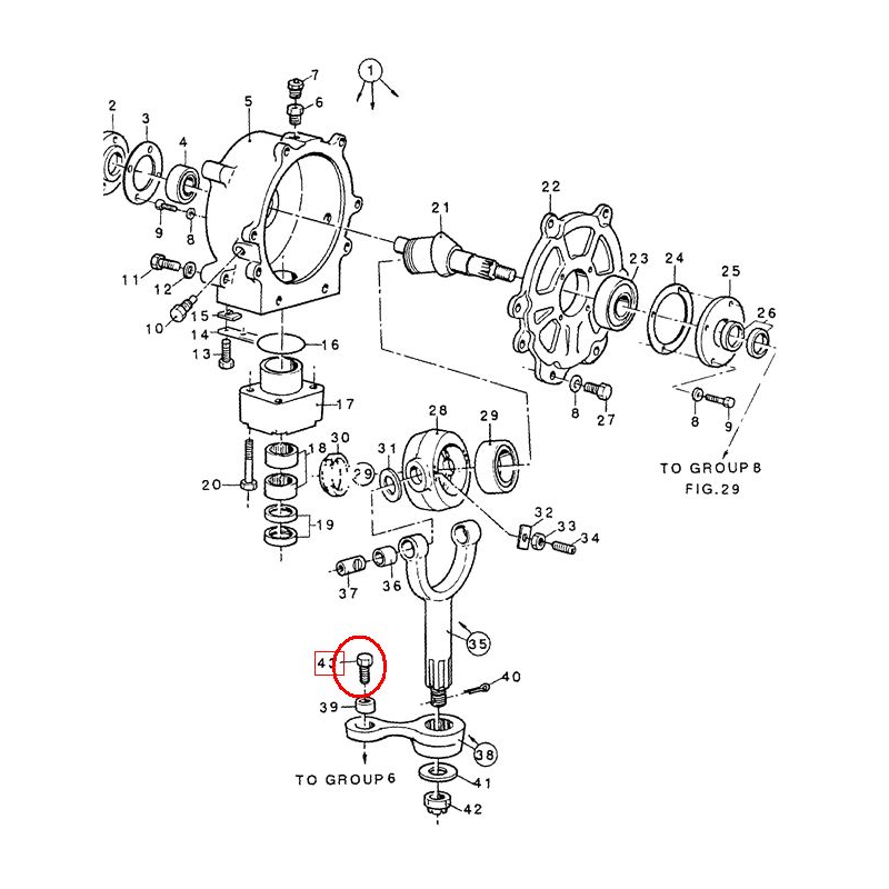 ВИНТ ГОЛОВКИ КУСТОРЕЗА NEW HOLLAND CNH 80412681-412681