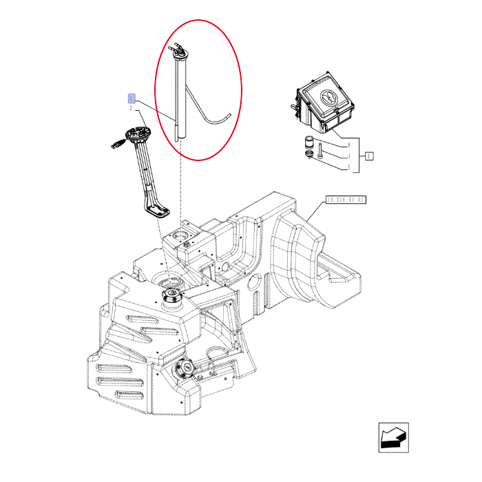 Топливный насос NEW HOLLAND CASE 84427711 - 47525397