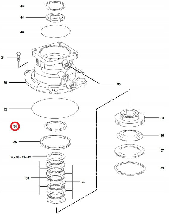 ВОРОТНАЯ НАКЛАДКА CAT M315D M313D M322D