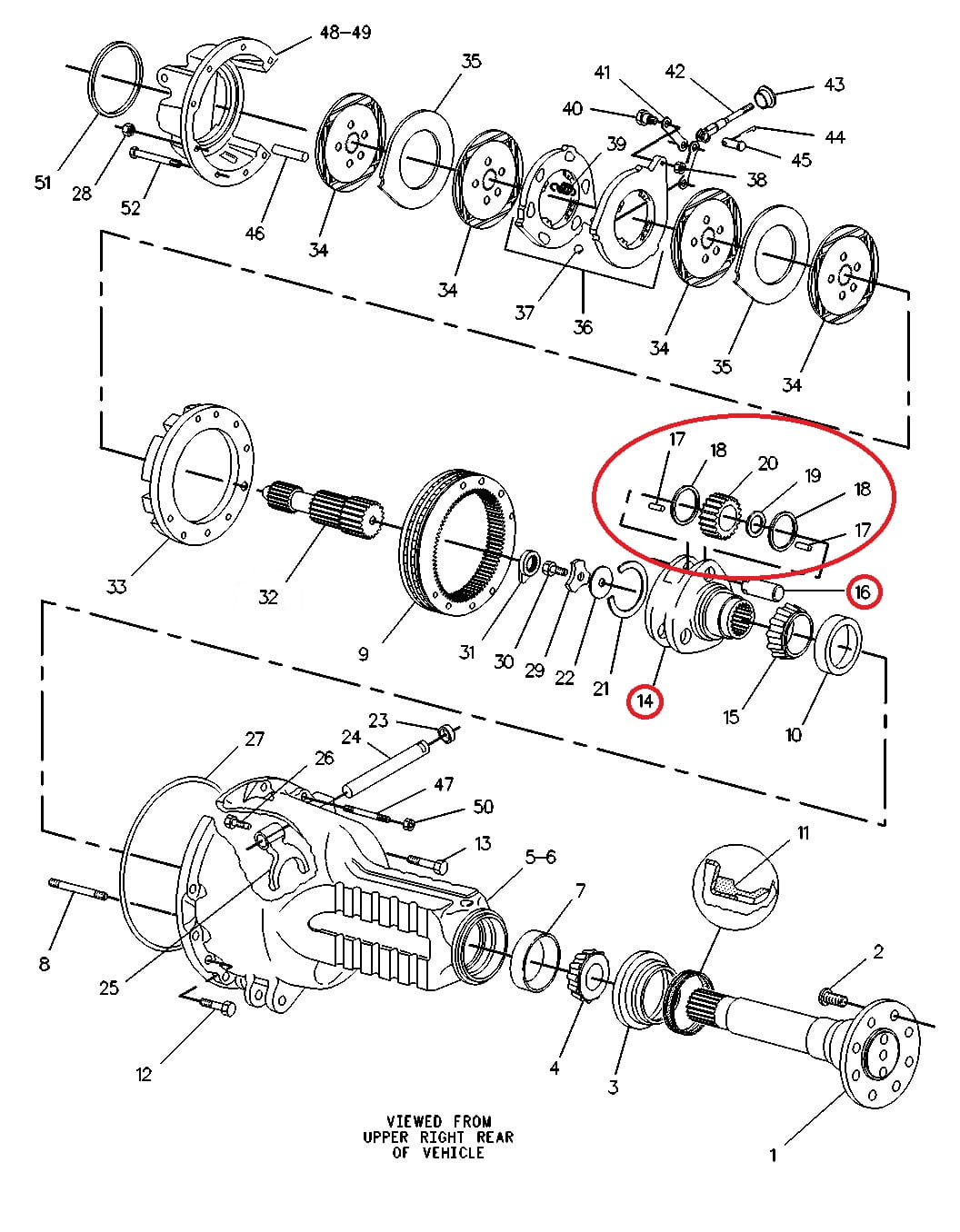 СПУТНИКОВАЯ КОРЗИНА ЗАДНЕГО ХОДА CAT 424 428