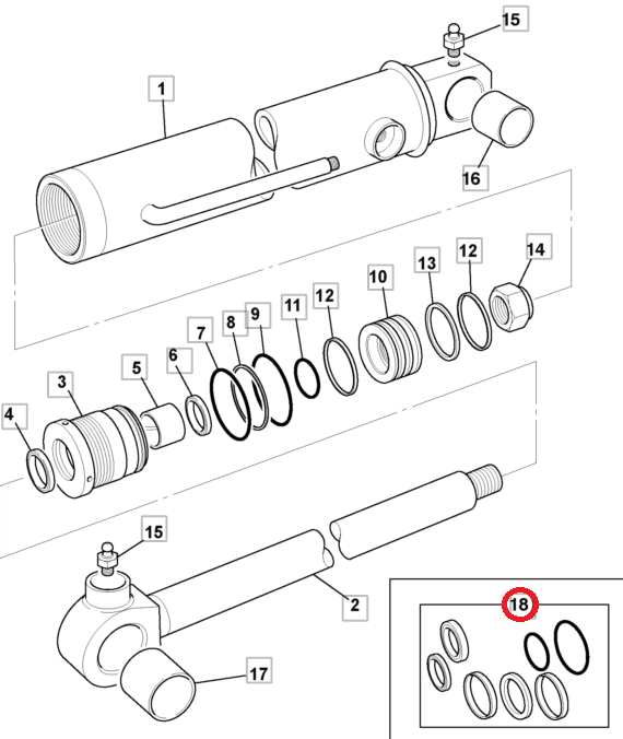 JCB УПЛОТНЕНИЕ ПРИВОДА SWING 231/64408