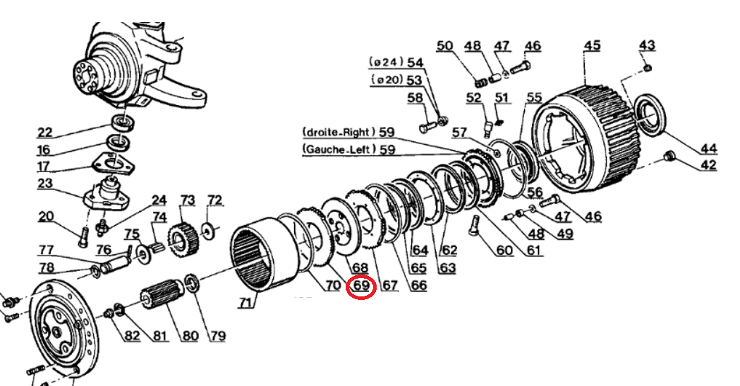 ТОРМОЗНАЯ ПРОКЛАДКА MANITOU 473831
