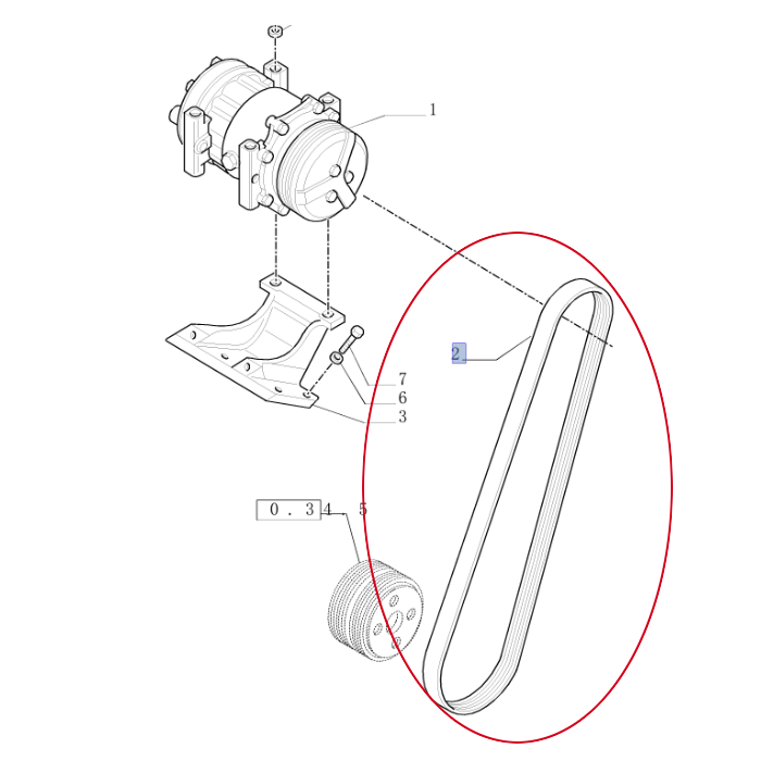 БЕЛОКЛИНОВЫЙ КЛИМАТИЗАТОР NEW HOLLAND CASE STEYR 87399980