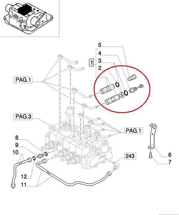 БЫСТРОЕ СОЕДИНЕНИЕ NEW HOLLAND CASE 5189323 - 5152194