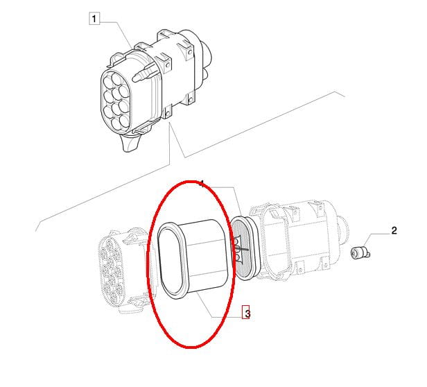 НАРУЖНЫЙ ВОЗДУШНЫЙ ФИЛЬТР NEW HOLLAND CASE STEYR 87356351-87037984