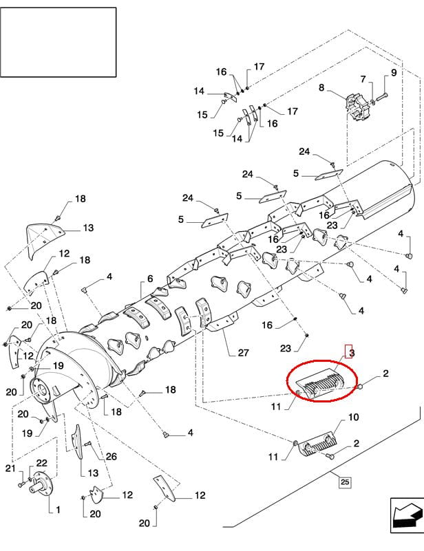 CEPY (КОМПЛЕКТ ИЗ 2 ШТ.) LH New Holland 86503255