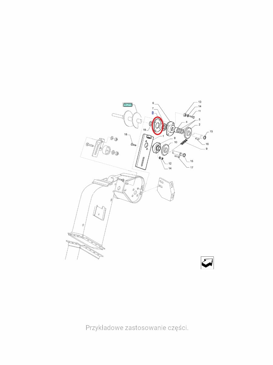 ПОКРЫВАЕТ NEW HOLLAND / CASE 310078