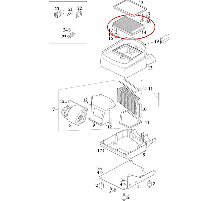 ФИЛЬТР ДЛЯ КАБИНКИ NEW HOLLAND CASE 47106551 - 1-34-584-630 - 47984110