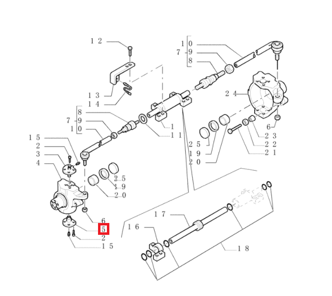 НИЖНИЙ ШАРНИРНЫЙ ШАРНИР TEREX 970 6193283M1