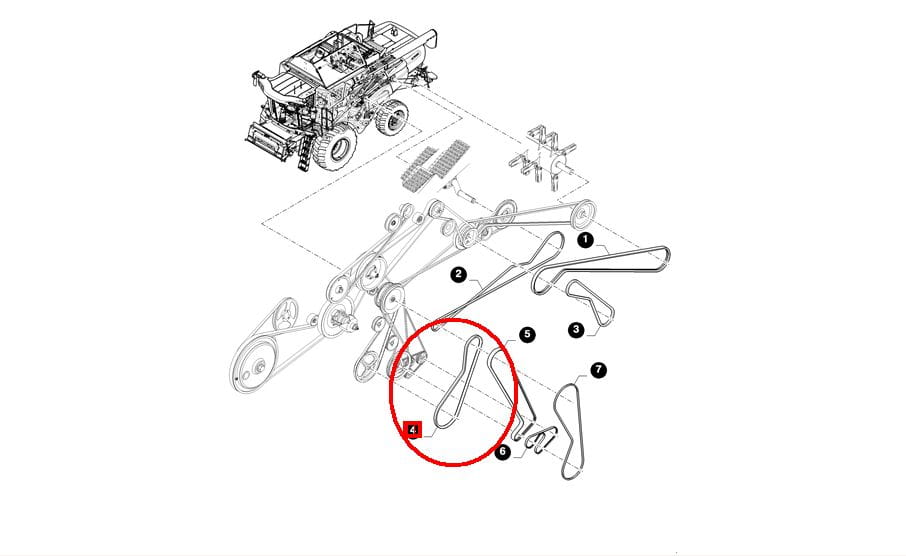 ПОЯС ПОДСЕВЧИКА NEW HOLLAND 84432785