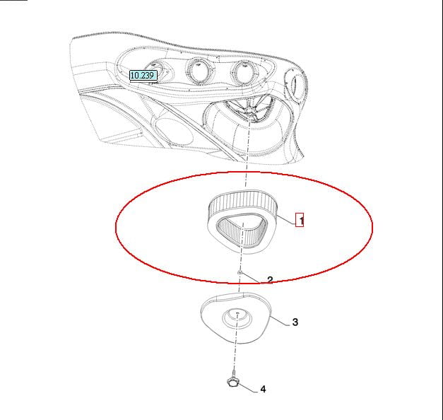 ФИЛЬТР ДЛЯ КАБИНКИ NEW HOLLAND CASE 84807659 - 87558895
