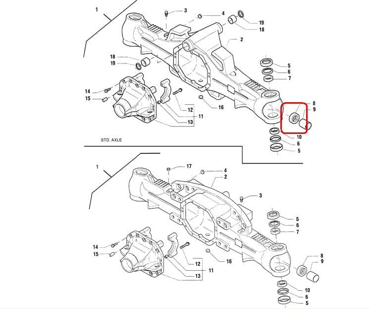 ПОЛУОСЕВОЙ ГЕРМЕТИК NEW HOLLAND 86027126