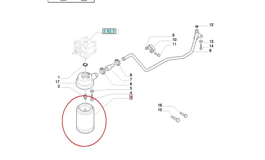ФИЛЬТР ГИДРОУСИЛИТЕЛЯ NEW HOLLAND CASE 84397845 - 1909130 - 47425202