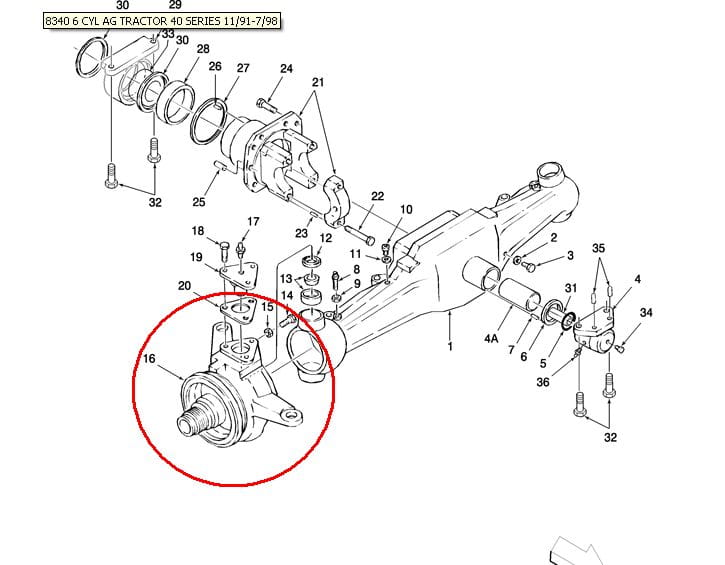 КРОССОВЕР ЛЕВЫЙ NEW HOLLAND CASE STEYR 5171554