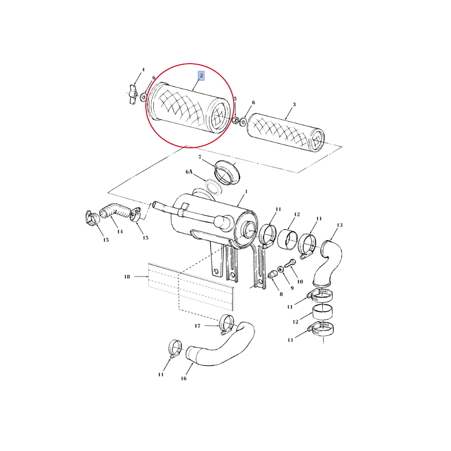 НАРУЖНЫЙ ВОЗДУШНЫЙ ФИЛЬТР NEW HOLLAND 82027152 - 82008600 - 47372276