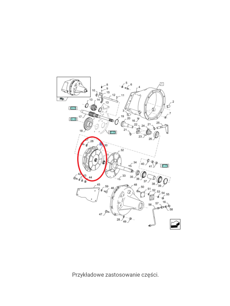 Муфта New Holland CNH 447069