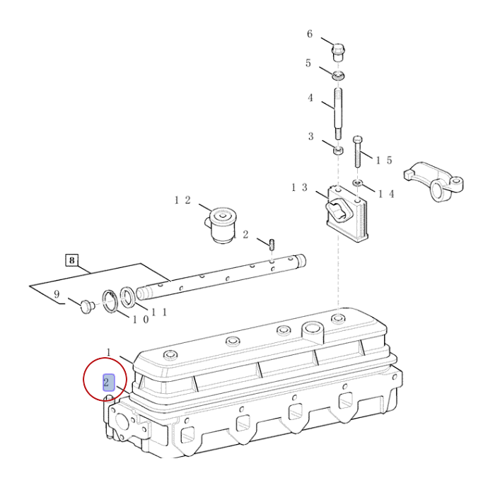 КРЫШКА NEW HOLLAND CASE 500301351