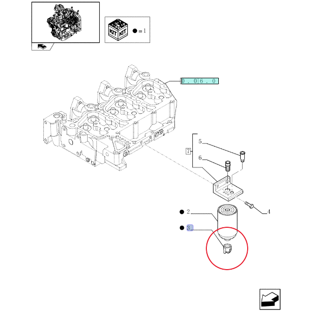 ФИЛЬТРУЮЩИЙ СЕПАРАТОР CZUJNIK M14 NEW HOLLAND 2830987 - 504063255