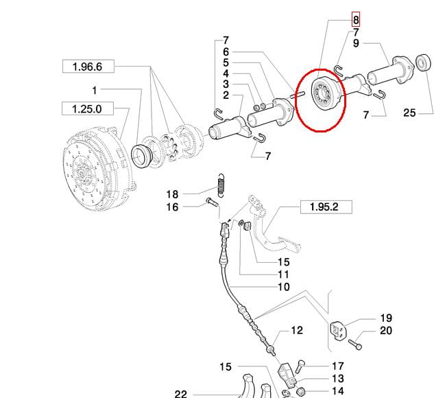 УПОРНЫЙ ПОДШИПНИК NEW HOLLAND CASE STEYR 5166287