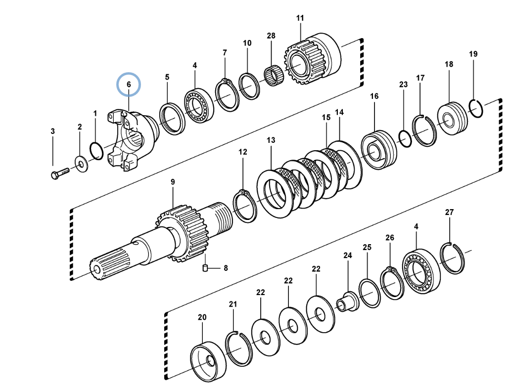 ФЛАНЕЦ ПЕРЕДНЯЯ ЗАДНЯЯ ПЕРЕДАЧА VOLVO BL71