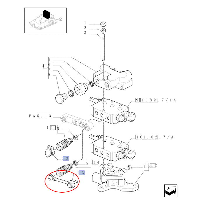 КОРЕК NEW HOLLAND CASE STEYR 5179577